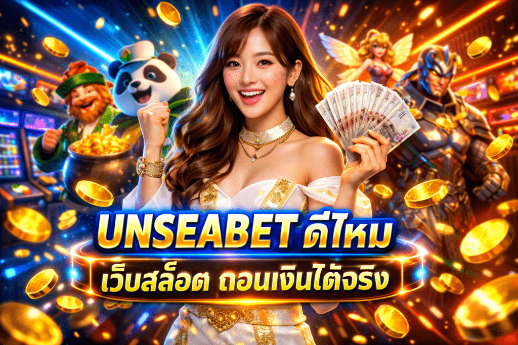 UNSEABET ดีไหม เว็บสล็อต ถอนเงินได้จริง